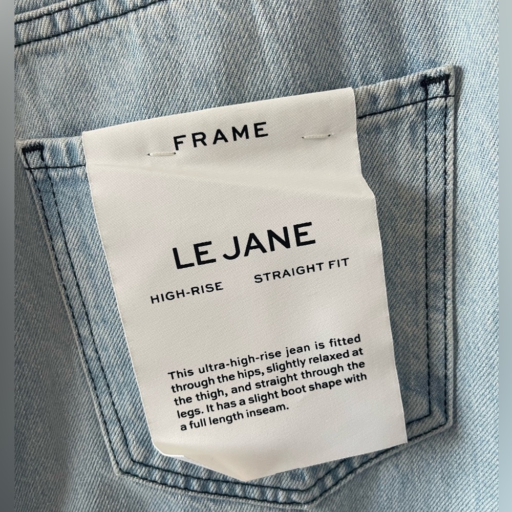 FRAME Le Jane Crystal Embellished Jeans | Size 25 | NWT l Poshmark - Picture 12 of 14